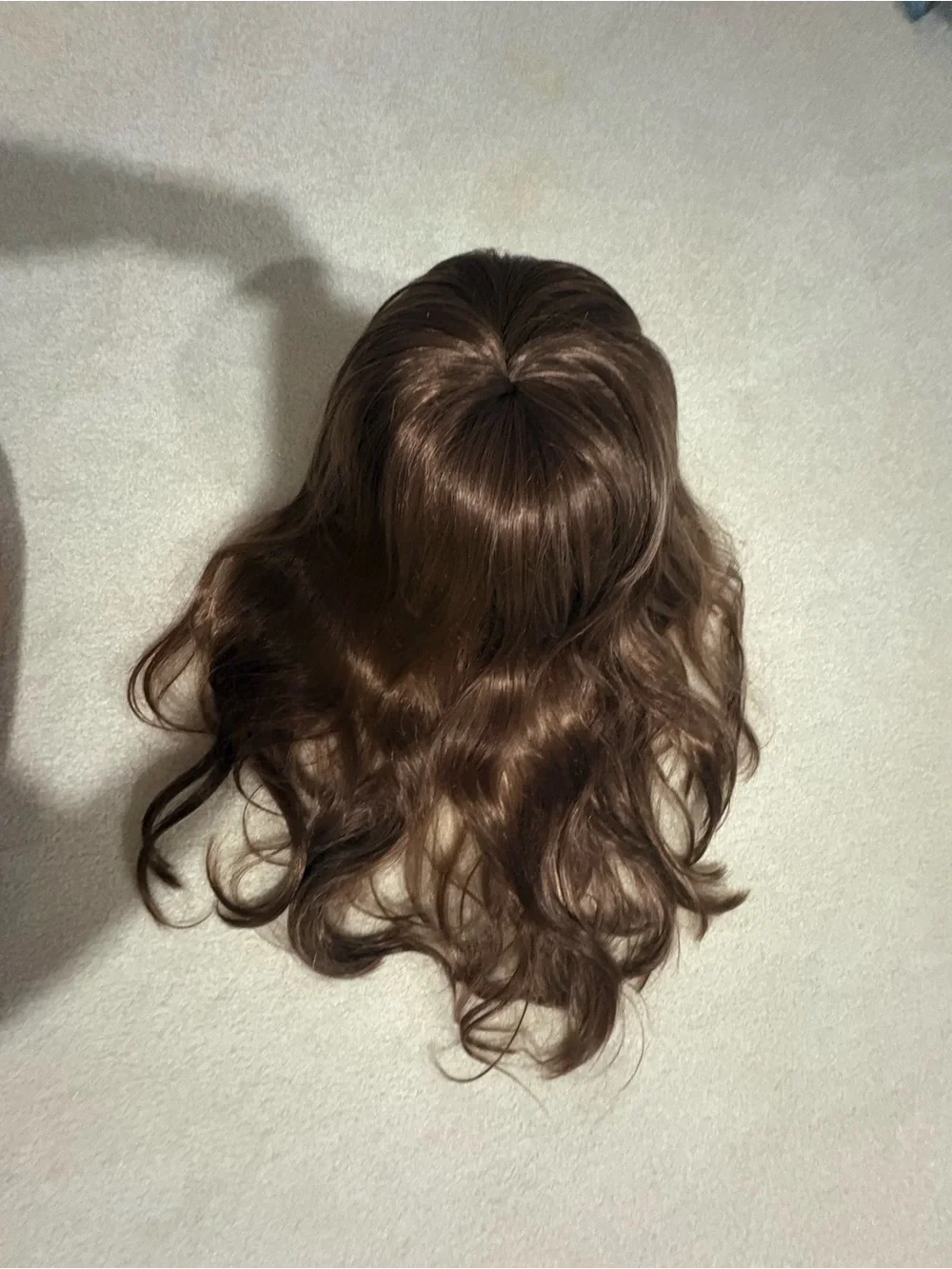 Chestnut Brown Clip-In Fringe Hairpiece for Women - Unbranded
